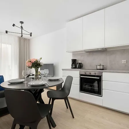 Stylish For 4 People With Underground Parking By Renters Apartment Breslau